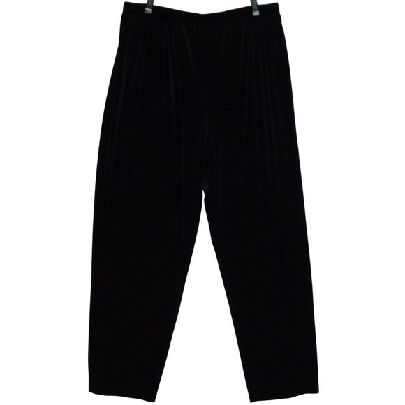 Westbound Pants & Jumpsuits Westbound Black Velvet Pants Xl X